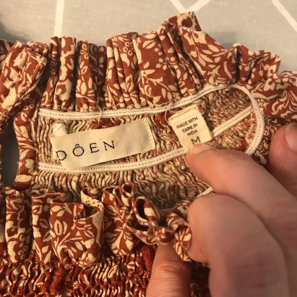 Doen Amoret Rust and Cream Prancing Fawn M VGUC - Picture 5 of 5